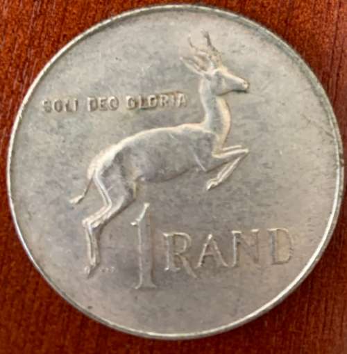 1966 Suid Afrika R1 Silver Coin