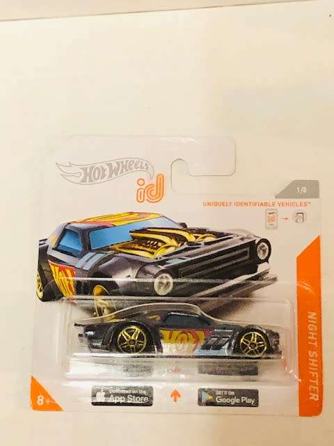 Hot Wheels Night Shifter ID Card Chase on Short card