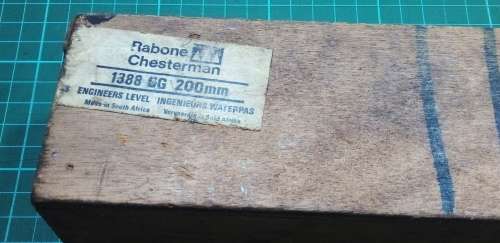Rabone and Chesterman 200mm Engineers Spirit Level made in South Africa