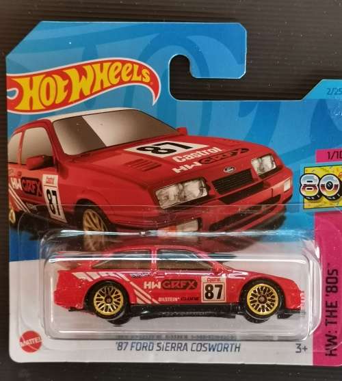 Hot Wheels 87 Ford Sierra Cosworth Red