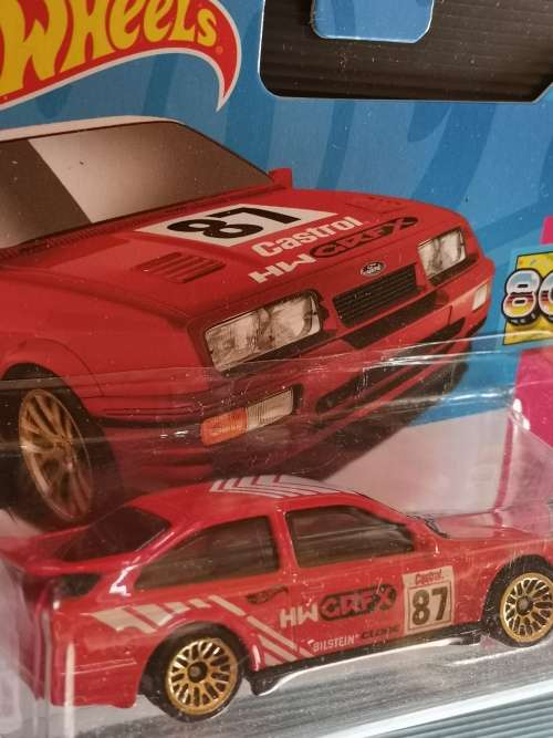 Hot Wheels 87 Ford Sierra Cosworth Red