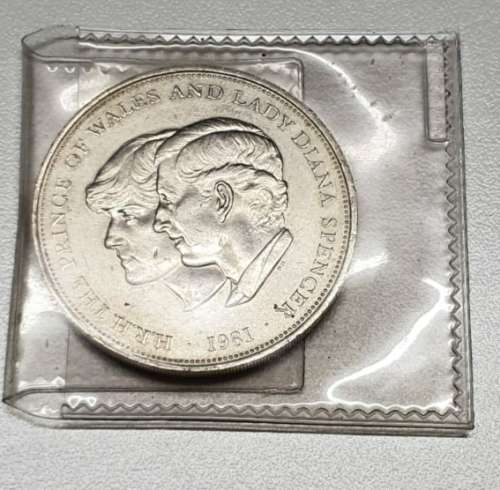 The London Coin Company 1981 Royal Wedding Charles Diana Commemorative Crown Coin 1981