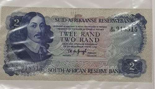 Old South African Two Rand Note