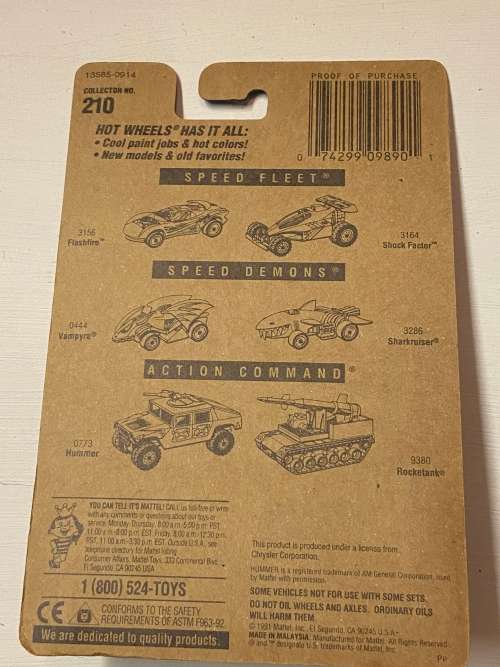 Hotwheels Dodge Viper Yellow RT10