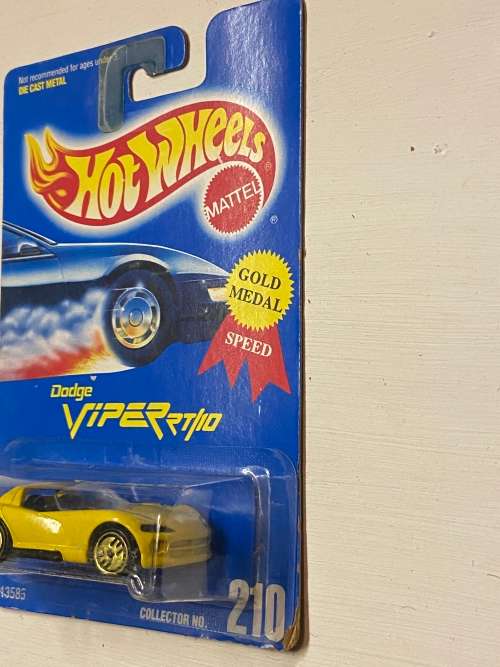 Hotwheels Dodge Viper Yellow RT10