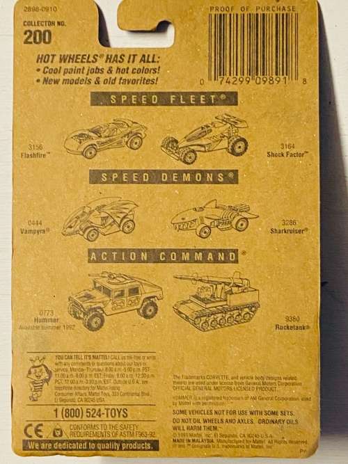 Hot Wheels Custom Corvette