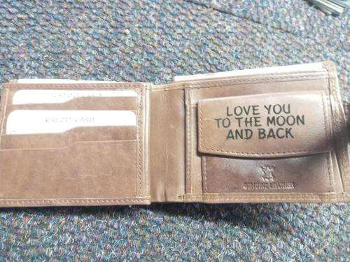 Personalised Leather Wallet