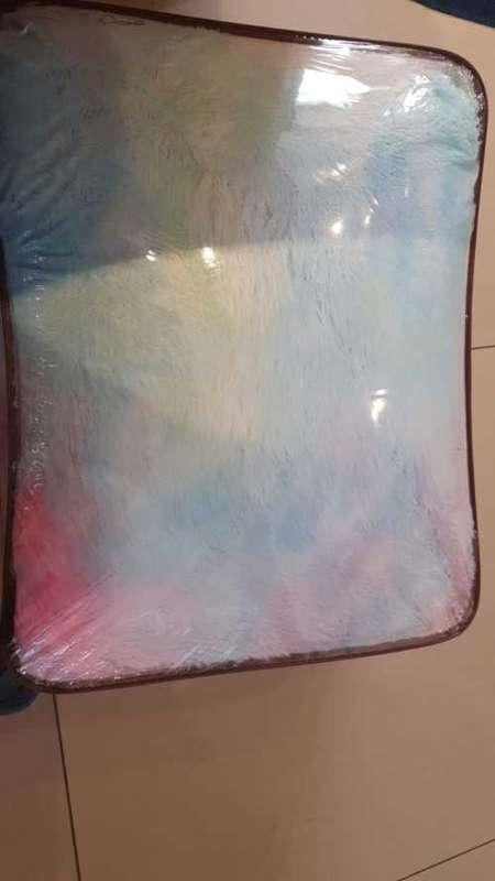 Super Fluffy Blanket Comforter Set - Rainbow