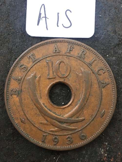 1936 East Africa 10 cents *****Crazy R1 Start****