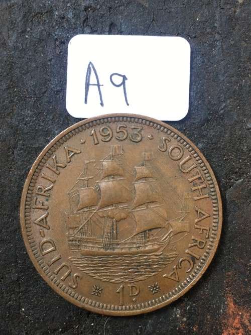 1953 South Africa 1D *****Crazy R1 Start****