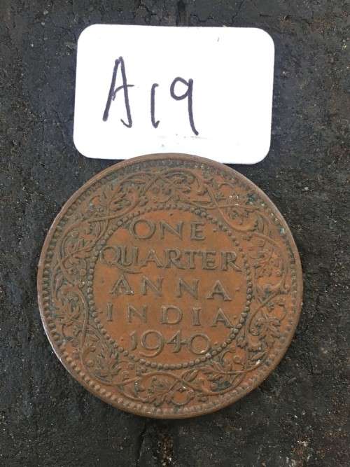 1940 One Quarter ANNA India  *****Crazy R1 Start****