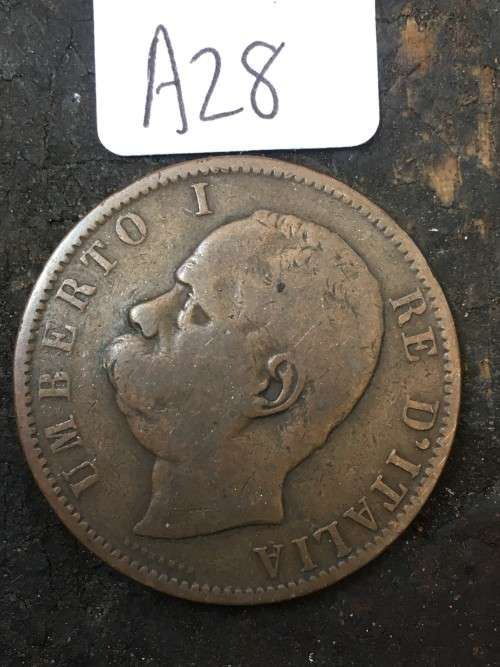 1894 Umberto I Re D'Italia 10 centesimi *****Crazy R1 Start****