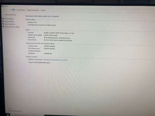 Hp ProDesk 600 G3 Mini, i5 9500T, 2.2Ghz, 8GB Ram , 500GB