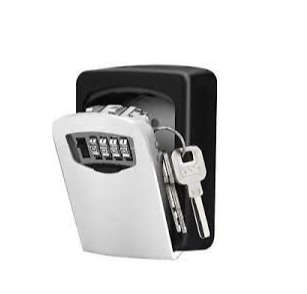 Combination Key Safe Box-gray