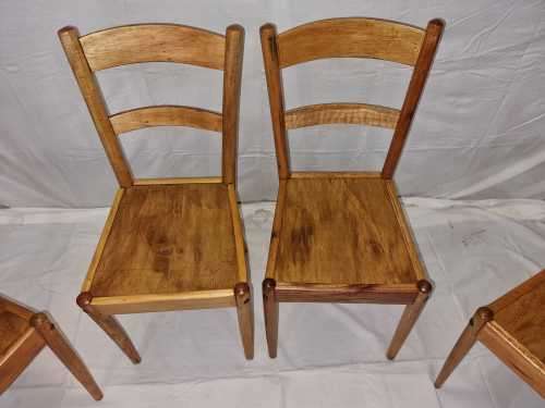 A set of Four Vintage Globe Chairs