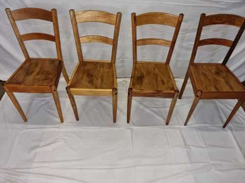 A set of Four Vintage Globe Chairs