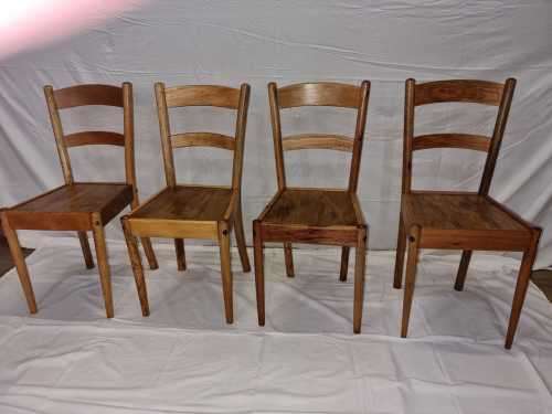 A set of Four Vintage Globe Chairs