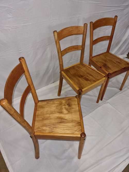 A set of Four Vintage Globe Chairs