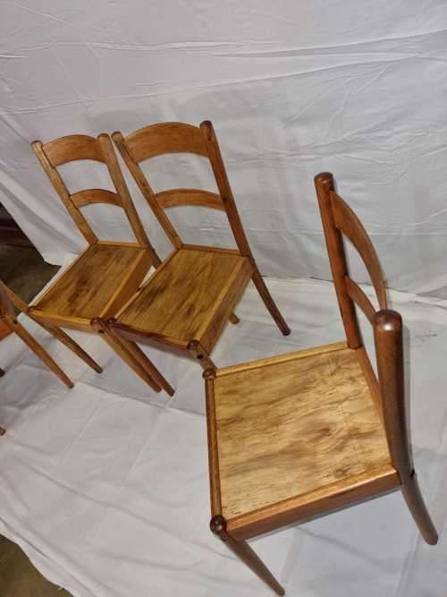 A set of Four Vintage Globe Chairs