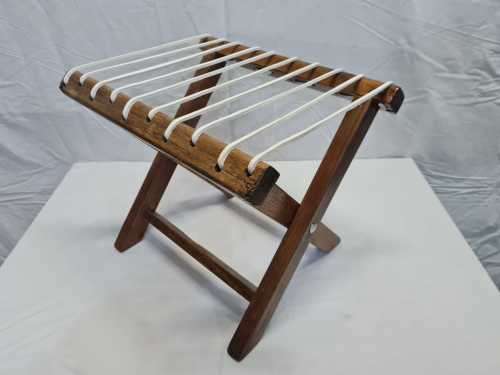 Vintage Folding Riempie Stool