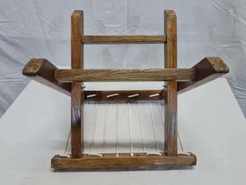 Vintage Folding Riempie Stool