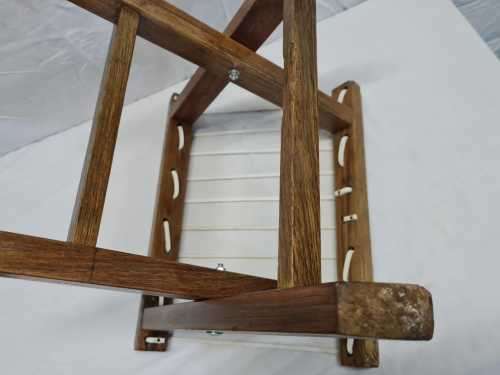Vintage Folding Riempie Stool