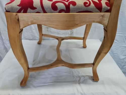 Two Occasional / Dining Room Chairs. Fully Restored and Newly Upholstered.