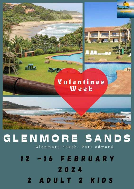 Valentines Week , Glenmore Sands 12-16 February 2024 (4 nights) 2 adults 2 kids