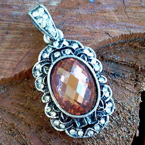 GEORGEOUS !!! OLD VICTORIAN STYLE TIBETAN SILVER PENDANT
