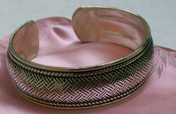 ***Tibetan Silver*** Bracelet Bangle with Exquisite Carved Handmade Design!