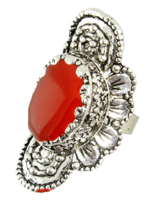 ***TIBETAN SILVER*** ANTIQUE DESIGN ADJUSTABLE RING