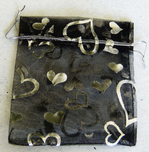 Black Organza Bag - 90 x 90