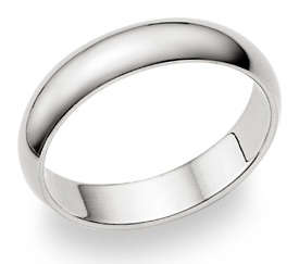 4 mm Stainless Steel Promise Ring/Band Size 13.5