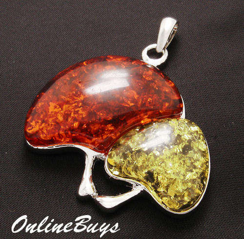 ***Exquisite Baltic Amber Collection***Bali Tribal Silver Pendant