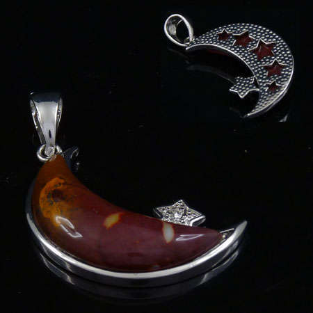 UNIQUE PENDANT - Natural MOOKAITE GEMSTONE