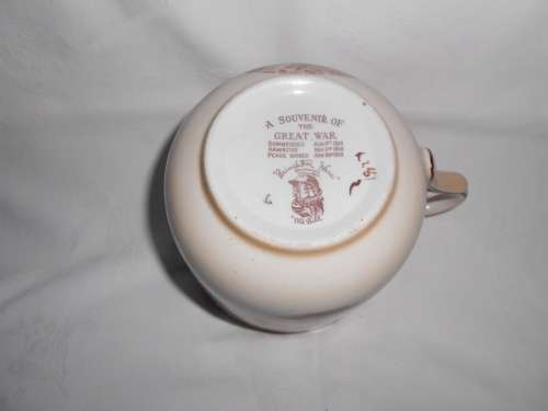 WW1 Memorabilia : Grimwades "Bainsfather" Giant Cup/Saucer in Great Condition