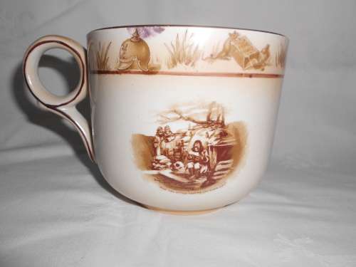 WW1 Memorabilia : Grimwades "Bainsfather" Giant Cup/Saucer in Great Condition