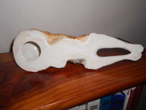 Fabulous Borzoi Figurine (dog), lying down : Japan (??) Unmarked