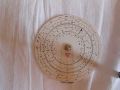 Circular Slide Rule, "Concise" No. 300, Japan (1950's ?)