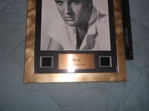FABULOUS Framed ELVIS, Ltd Ed 29/500, original film cells, Rye By Post, 6 Large Elvis Fridge Magnets