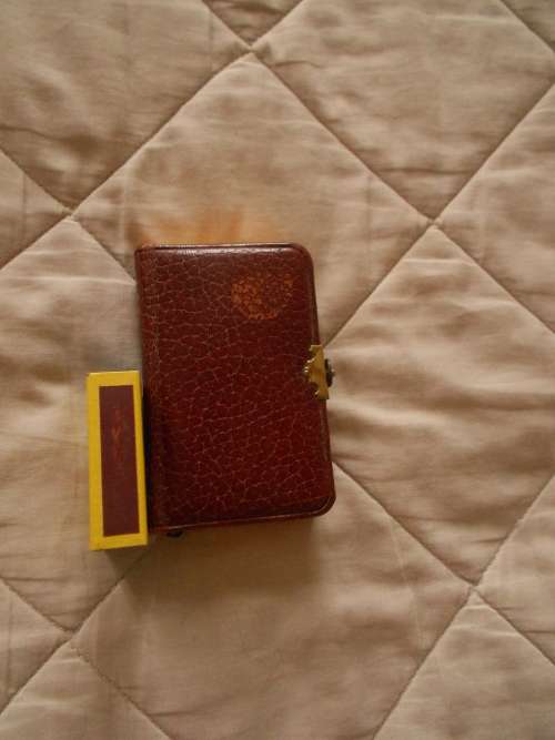 Miniature Vintage Leather-bound HET BOEK, Psalmen en Gezangen, Hervormde Kerk Nederland,VG Condition