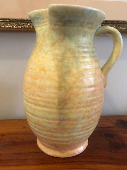 Art Deco, Large Beswick Pinch Spout Jug/Vase (England) : VG Condition
