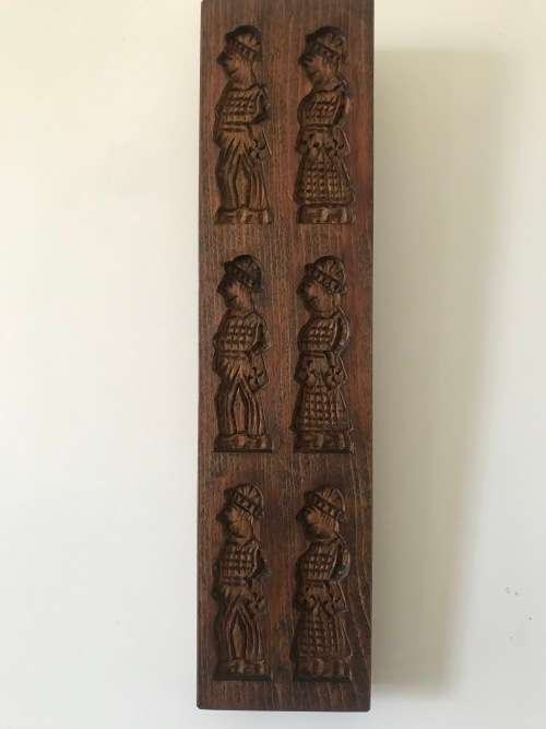 BUY NEW Dutch Biscuit Mould, Hardwood, Kitchenalia, difficult to Find in SA