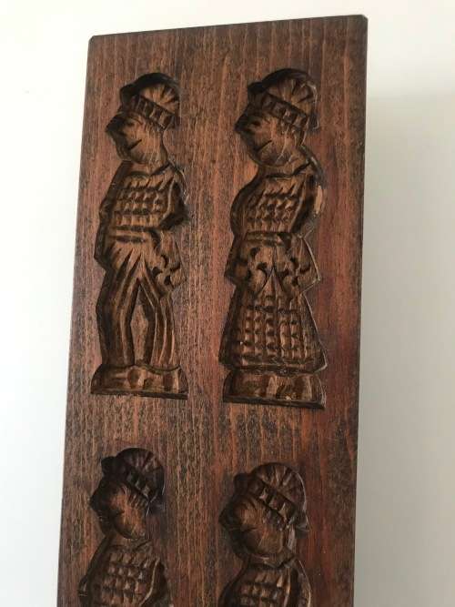 BUY NEW Dutch Biscuit Mould, Hardwood, Kitchenalia, difficult to Find in SA