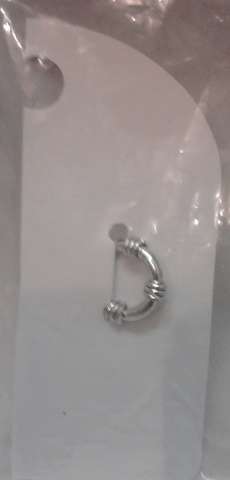 SLIP ON NOSE OR LIP RING STILL SEALED