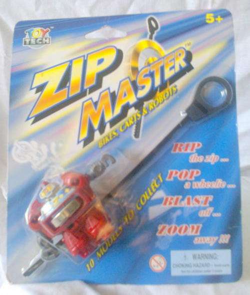 ZIP MASTER AGES 5+  STILL SEALED