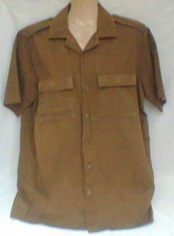 MILITARY FIELD SHIRT SHORT SLEEVED  SIZE L