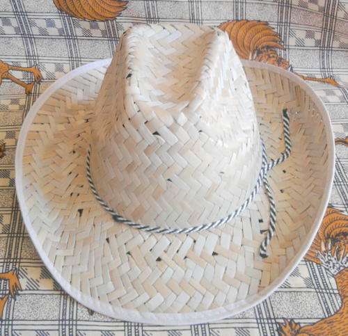 WOVEN COWBOY HAT (ADULTS)