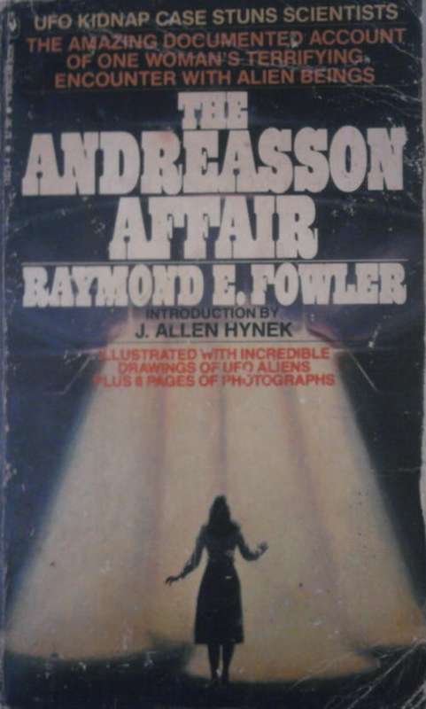 THE ANDREASSON AFFAIR BY RAYMOND E. FOWLER SOFTCOVER