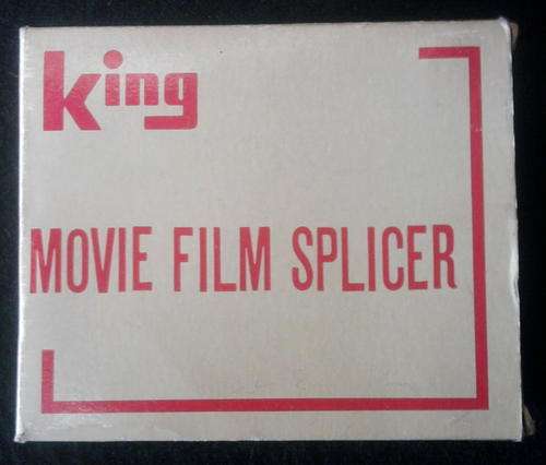 MOVIE FILM SPLICER FOR SUPER 8mm, REGULAR 8mm & 16mm